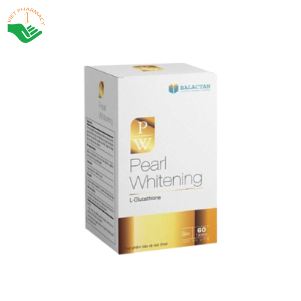 Pearl Whitening Balactan hỗ trợ làm chậm lão hóa giúp da sáng mịn (Hộp 60 viên)