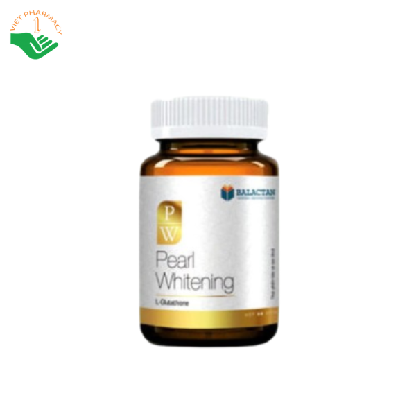 Pearl Whitening Balactan hỗ trợ làm chậm lão hóa giúp da sáng mịn (Hộp 60 viên)