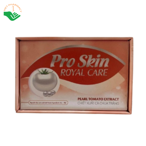 Pro Skin Royal Care Long Vương hỗ trợ chống oxy hóa, làm chậm lão hóa, giúp da sáng đều màu, (Hộp 30 viên)