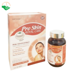 Pro Skin Royal Care Long Vương hỗ trợ chống oxy hóa, làm chậm lão hóa, giúp da sáng đều màu, (Hộp 30 viên)