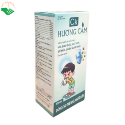 Siro CK Hương Cam Dược phẩm Quốc tế STP hỗ trợ giảm các triệu chứng cảm lạnh như đau đầu, chảy nước mũi, ho, sổ mũi và hắt hơi (Chai 100ml)