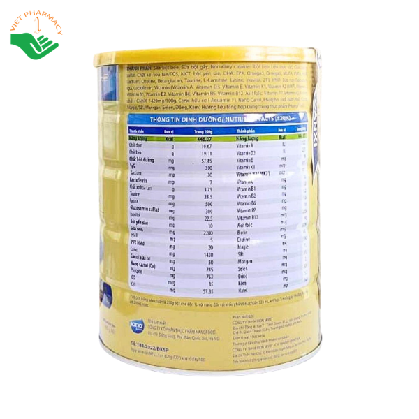 Sữa bột Diasure Canxi NanoFood bổ sung canxi và dưỡng chất cho xương khớp (Hộp 850g) - Ảnh 4