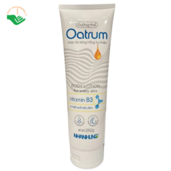 Sữa dưỡng thể Oatrum Body Lotion Vitamin B3 & Chiết Xuất Dâu Tằm Nhân Hưng (Tuýp 250g)