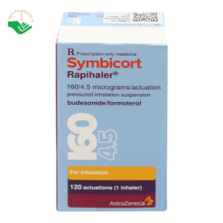 Mô tả sơ lược về Thuốc xịt Symbicort Rapihaler AstraZeneca (Hộp 1 bình xịt 120 liều)