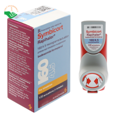 Mô tả sơ lược về Thuốc xịt Symbicort Rapihaler AstraZeneca (Hộp 1 bình xịt 120 liều)