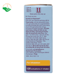 Mô tả sơ lược về Thuốc xịt Symbicort Rapihaler AstraZeneca (Hộp 1 bình xịt 120 liều)