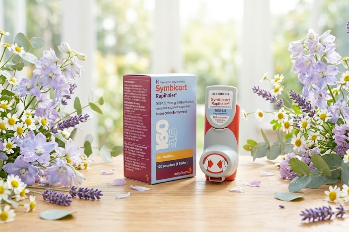 Mô tả sơ lược về Thuốc xịt Symbicort Rapihaler AstraZeneca (Hộp 1 bình xịt 120 liều)