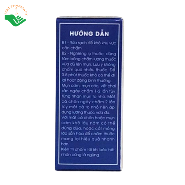 Thuốc Acid Trichloracetic 80% Bệnh viện Da liễu TP Hồ Chí Minh điều trị mụn cóc, mụn cơm, vết chai sần (Lọ 15ml) - Ảnh 4