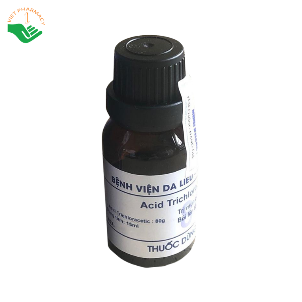 Thuốc Acid Trichloracetic 80% Bệnh viện Da liễu TP Hồ Chí Minh điều trị mụn cóc, mụn cơm, vết chai sần (Lọ 15ml) - Ảnh 6