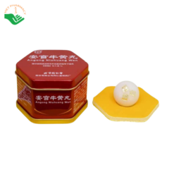 Thuốc An Cung Ngưu Hoàng Hoàn Yunnan Tengyao thanh nhiệt, giải độc, trấn kinh, khai khiếu (Hộp 1 viên 3g)