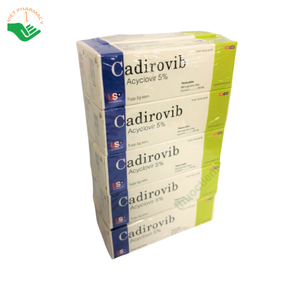Thuốc bôi Cadirovib 5% US Pharma USA điều trị nhiễm virus Herpes simplex ở da và niêm mạc (Tuýp 5g) - Ảnh 4
