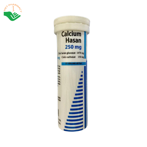 Thuốc Calcium Hasan 250mg Hasan-Dermapharm phòng ngừa và điều trị thiếu hụt calci (Hộp 1 tuýp x 12 viên) - Ảnh 5