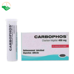 Thuốc Carbophos giảm khó tiêu, chướng bụng và hỗ trợ giải độc (Hộp 2 tuýp x 20 viên)