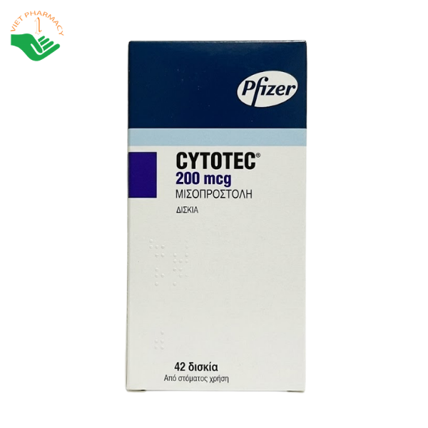 Thuốc Cytotec 200mcg Pfizer phòng ngừa, điều trị loét dạ dày - tá tràng do NSAID (Hộp 42 viên) - Ảnh 2