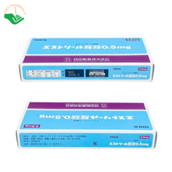 Thuốc đặt phụ khoa Estoril 0,5mg Mochida cải thiện khô, teo và tăng độ đàn hồi vùng kín (Hộp 10 vỉ x 10 viên)