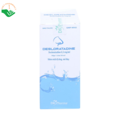 Thuốc Desloratadine 0,5mg/ml DK Pharma điều trị viêm mũi dị ứng và mề đay (Hộp 1 lọ 50ml)