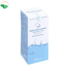 Thuốc Desloratadine 0,5mg/ml DK Pharma điều trị viêm mũi dị ứng và mề đay (Hộp 1 lọ 50ml)
