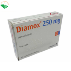 Thuốc Diamox 250mg Sanofi - Aventis điều trị tăng áp lực mắt, động kinh và phù nề (Hộp 100 viên)