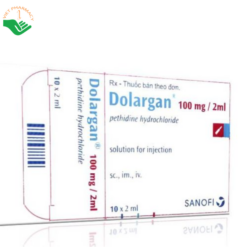 Thuốc Dolargan 100mg/2ml Sanofi-Aventis giảm đau dữ dội, giảm đau trước phẫu thuật và trong cơn đau quặn mật, quặn thận (Hộp 2 vỉ x 5 ống 2ml)