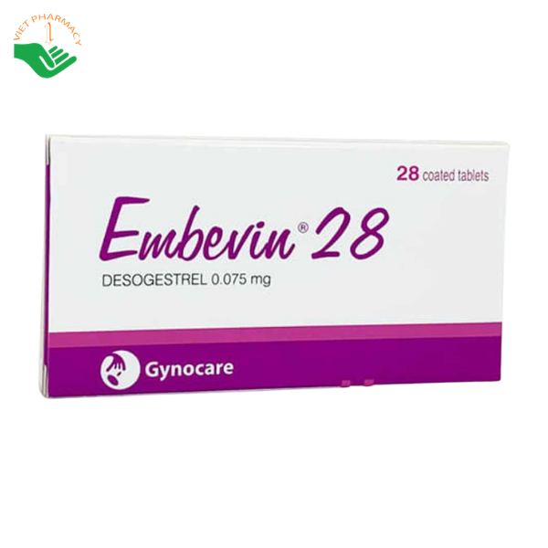 Thuốc Embevin 28 Recalcine tránh thai hàng ngày, phù hợp phụ nữ cho con bú (Hộp 1 vỉ x 28 viên) - Ảnh 3
