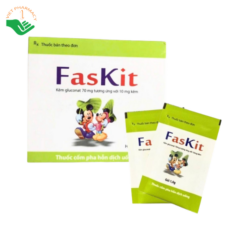Thuốc Faskit Hataphar bổ sung và dự phòng thiếu kẽm (Hộp 30 gói x 1g)
