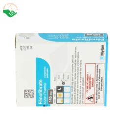 Thuốc Fenofibrate 145mg Mylan Pharma điều trị rối loạn lipid máu và giảm cholesterol (Hộp 30 viên)