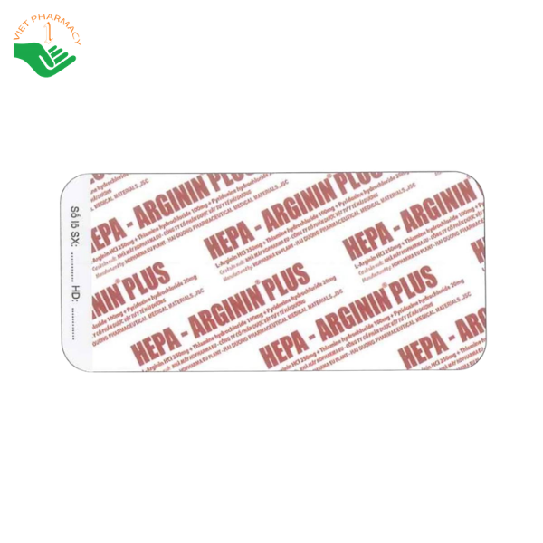 Thuốc Hepa-Arginin Plus HDPHARMA điều trị hỗ trợ chứng suy nhược chức năng (Hộp 6 vỉ x 10 viên) - Ảnh 3