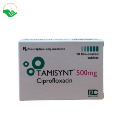 Thuốc kháng sinh Tamisynt 500 Medochemie điều trị nhiễm khuẩn do vi khuẩn (Hộp 1 vỉ x 10 viên)