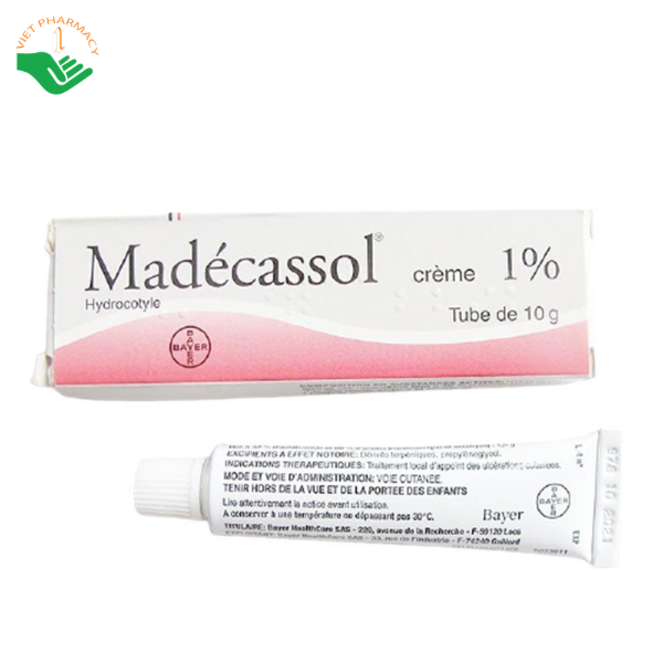 Thuốc mỡ Madecassol 1% Bayer hỗ trợ lành thương và làm mờ sẹo (Tuýp 10g)