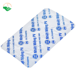 Thuốc Nhiệt Miệng PV Dược Phúc Vinh hỗ trợ thanh nhiệt (Hộp 5 vỉ x 10 viên)