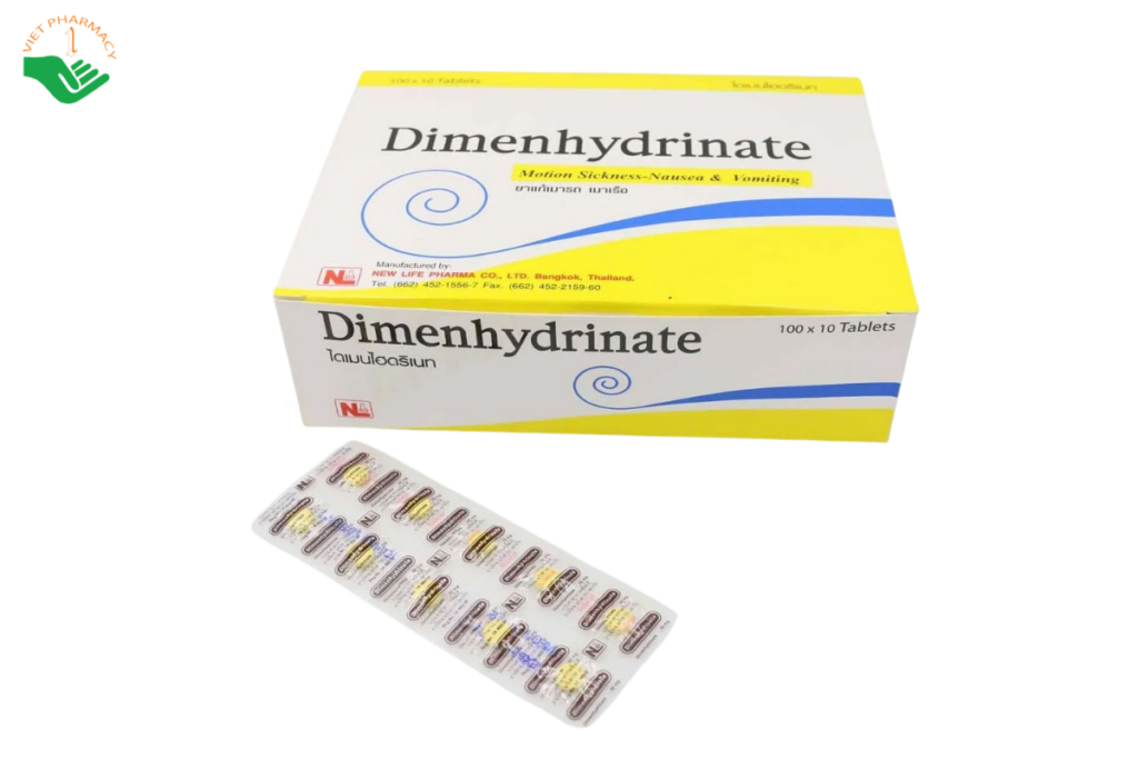 Thuốc say xe Thái Lan Dimenhydrinate