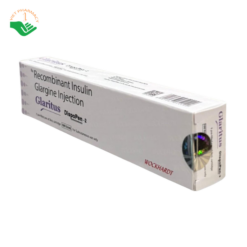 Thuốc tiêm Glaritus 100IU/ml Wockhardt hỗ trợ kiểm soát đường huyết cho người bệnh tiểu đường (Hộp 1 bút tiêm 3ml)