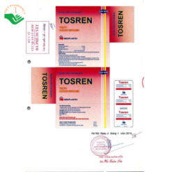 Thuốc Tosren Mediplantex giảm ho, giảm nghẹt mũi và giảm dị ứng (Hộp 10 vỉ x 10 viên)
