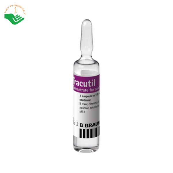 Thuốc Tracutil B.Braun bổ sung nguyên tố vi lượng cho dung dịch tiêm truyền (Hộp 5 ống x 10ml) - Ảnh 5