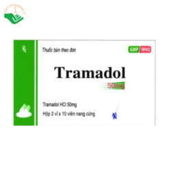 Thuốc Tramadol 50mg Dược Minh Hải giảm đau mức độ trung bình đến nặng (Hộp 2 vỉ x 10 viên)