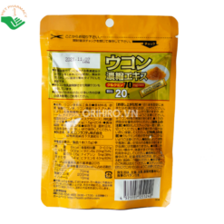 Tinh Bột Nghệ Orihiro bổ sung curcumin, nghệ lên men và vitamin B6, hỗ trợ chăm sóc sức khỏe (Túi 20 gói x 1,5g)