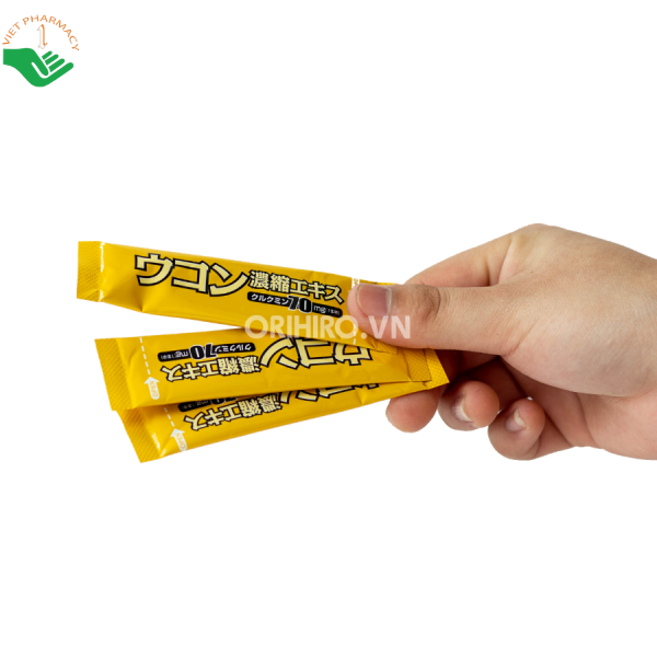 Tinh Bột Nghệ Orihiro bổ sung curcumin, nghệ lên men và vitamin B6, hỗ trợ chăm sóc sức khỏe (Túi 20 gói x 1,5g)