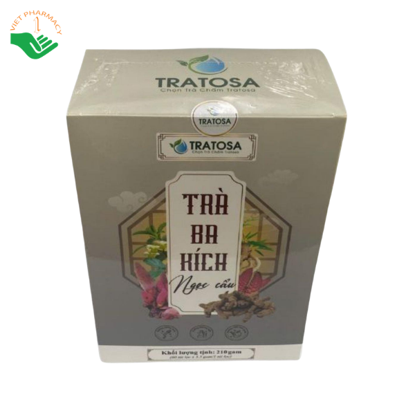 Trà Ba kích Ngọc cẩu TRATOSA hỗ trợ bổ thận, tráng dương, tăng cường sinh lực (Hộp 60 gói x 3,5g) - Ảnh 2