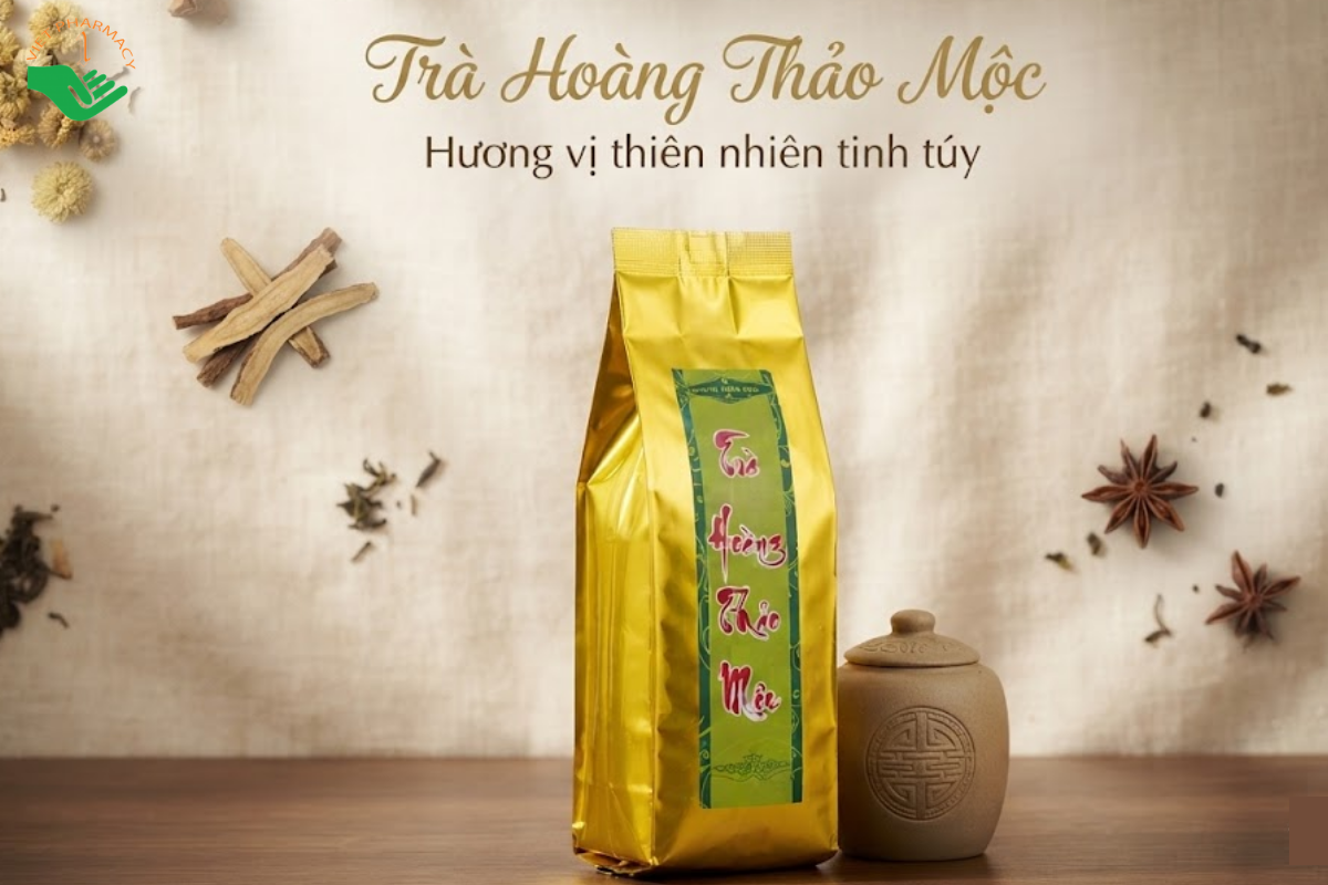 Trà Hoàng Thảo Mộc hỗ trợ thanh nhiệt, giải độc và cải thiện giấc ngủ (Gói 500g)