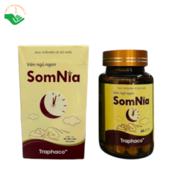 Viên ngủ ngon Somnia Traphaco hỗ trợ ngủ ngon và giảm căng thẳng (Hộp 60 viên)