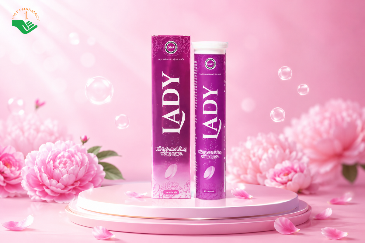 Viên sủi Lady hỗ trợ tăng kích thước vòng 1