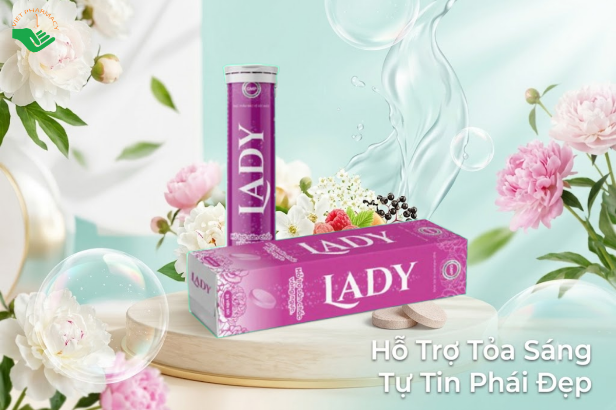 Viên sủi Lady hỗ trợ tăng kích thước vòng 1
