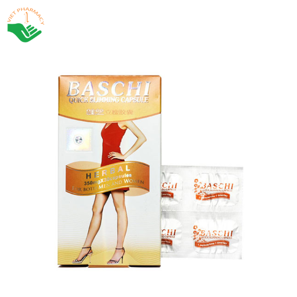 Viên uống Baschi Taiwan Nuomeixiu hỗ trợ kiểm soát cân nặng và hạn chế tăng cân trở lại (Hộp 30 viên)