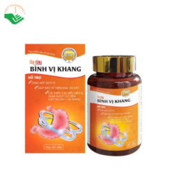 Viên uống Bình Vị Khang hỗ trợ giảm acid và bảo vệ niêm mạc dạ dày (Lọ 60 viên)
