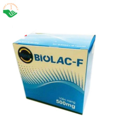 Viên uống Biolac-F Biopharco hỗ trợ cân bằng hệ vi sinh đường ruột và cải thiện tiêu hóa (Hộp 10 vỉ x 10 viên)
