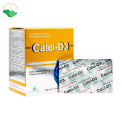 Viên uống Calci-D3 Boston bổ sung Calci, Vitamin D, hỗ trợ phát triển xương răng (Hộp 10 vỉ x 10 viên)