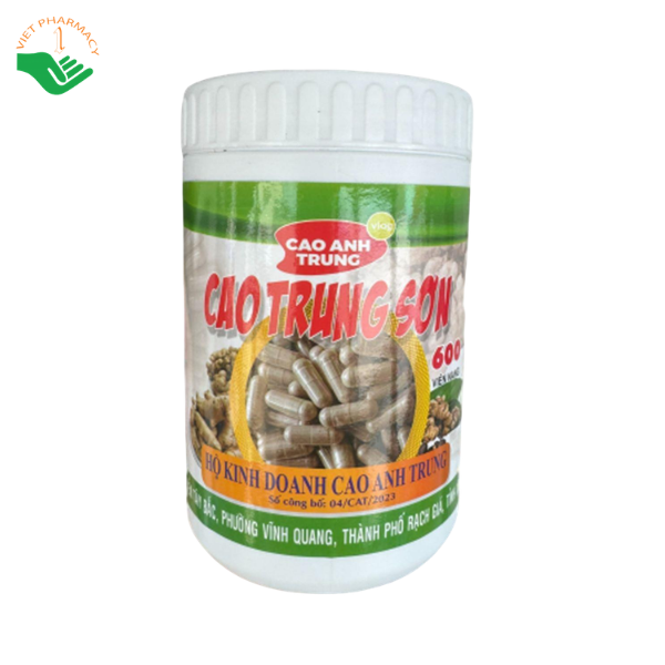 Viên uống Cao Trung Sơn hỗ trợ cải thiện đau nhức xương khớp, tê mỏi tay chân (Hộp 600 viên) - Ảnh 5