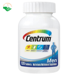 Viên uống Centrum Men GSK hỗ trợ bổ sung vitamin và tăng cường sức khỏe nam giới (Hộp 120 viên)