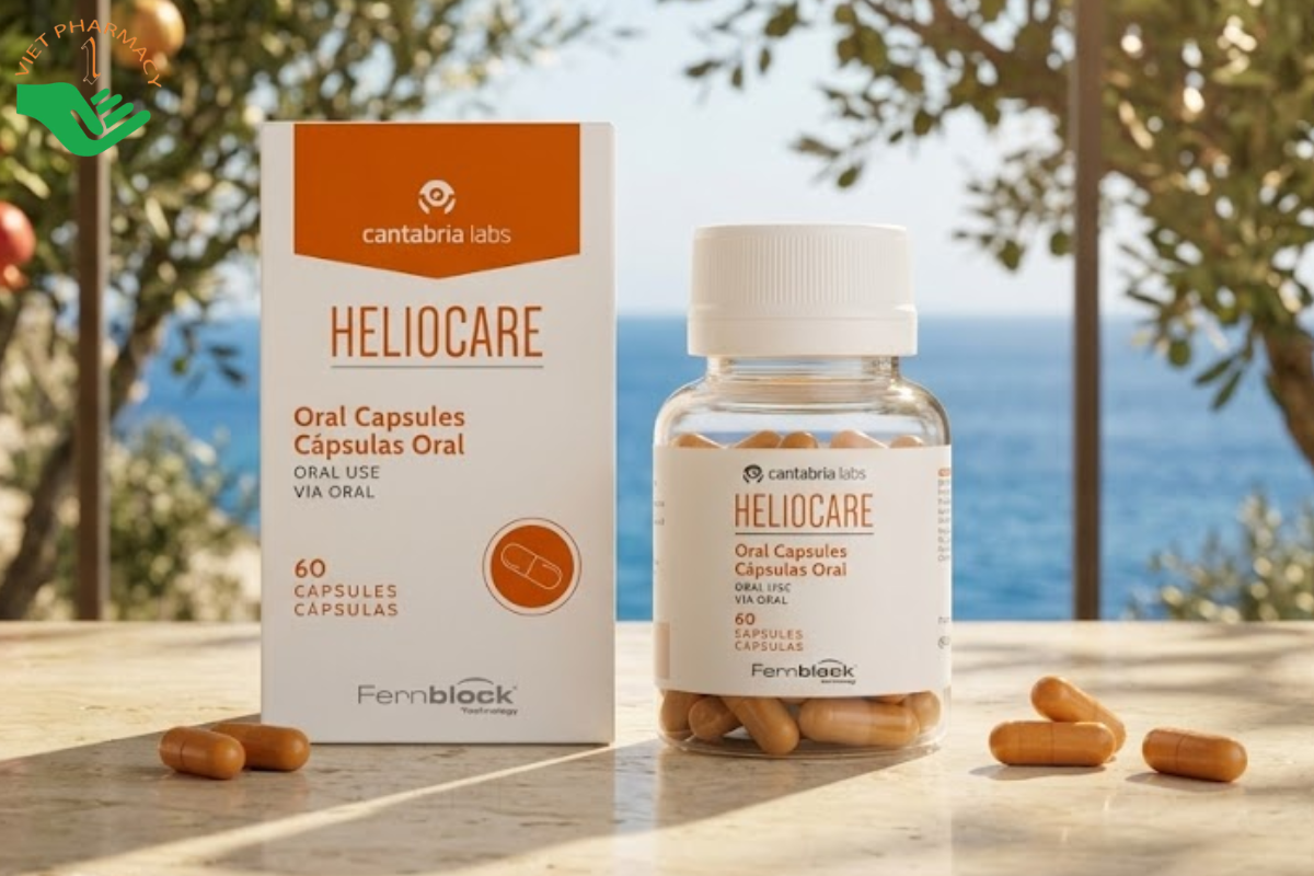 Viên uống chống nắng, chống lão hóa Heliocare Capsulas Oral