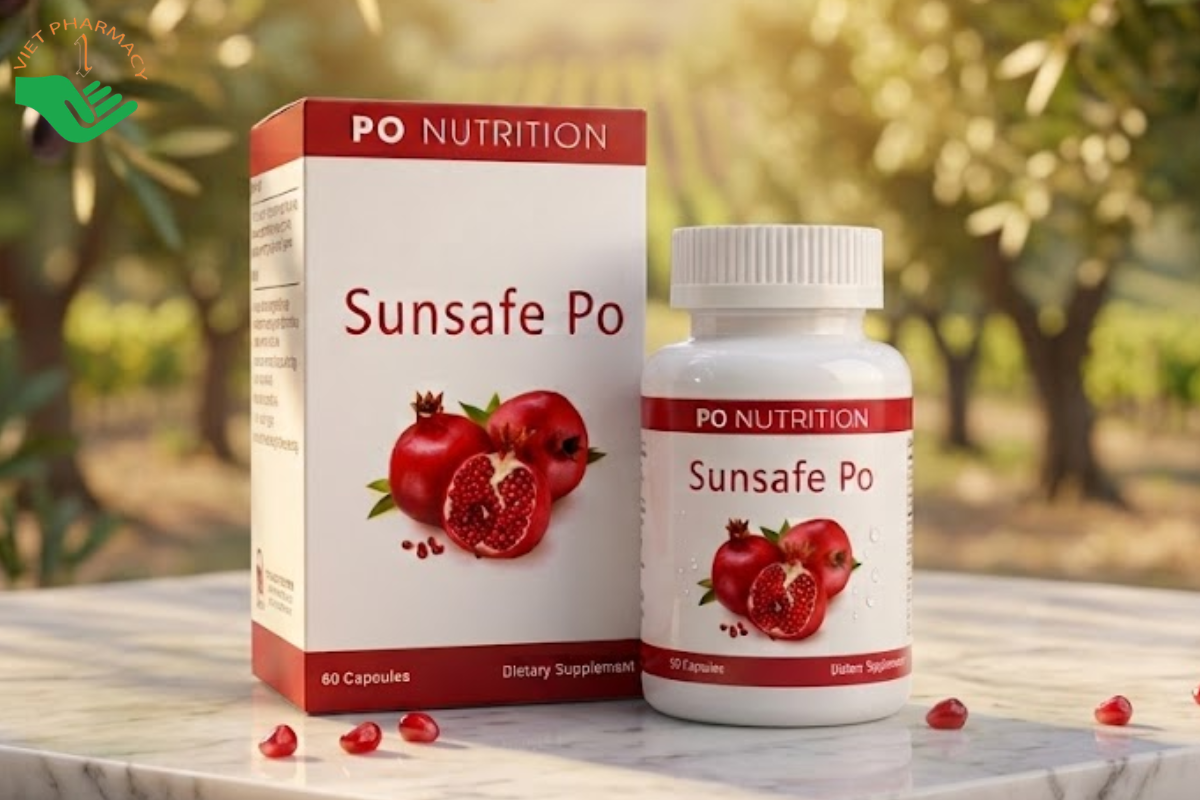 Viên uống chống nắng, đẹp da Po Nutrition Sunsafe Po
